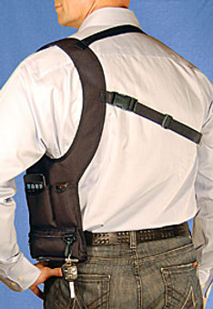 Illustration for article titled iPhone Shoulder Holster Is Chuck Norris' Favorite Fashion Accessory